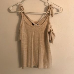Tan American Eagle top